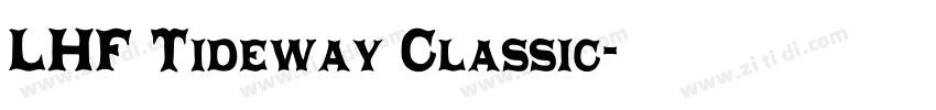 LHF Tideway Classic字体转换